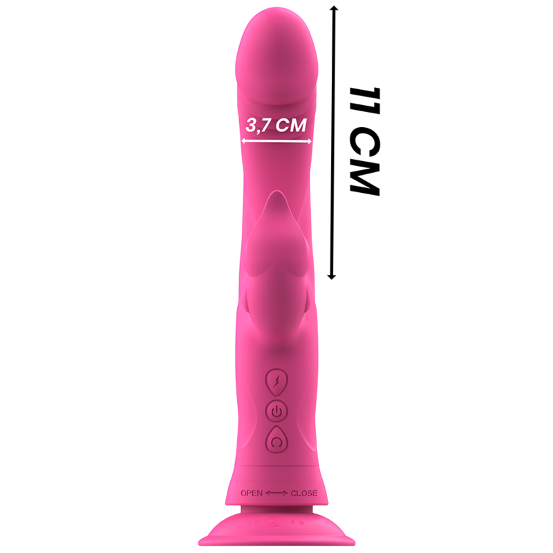 INTENSE - JULIO KANINVIBRATOR PINK SILIKONE