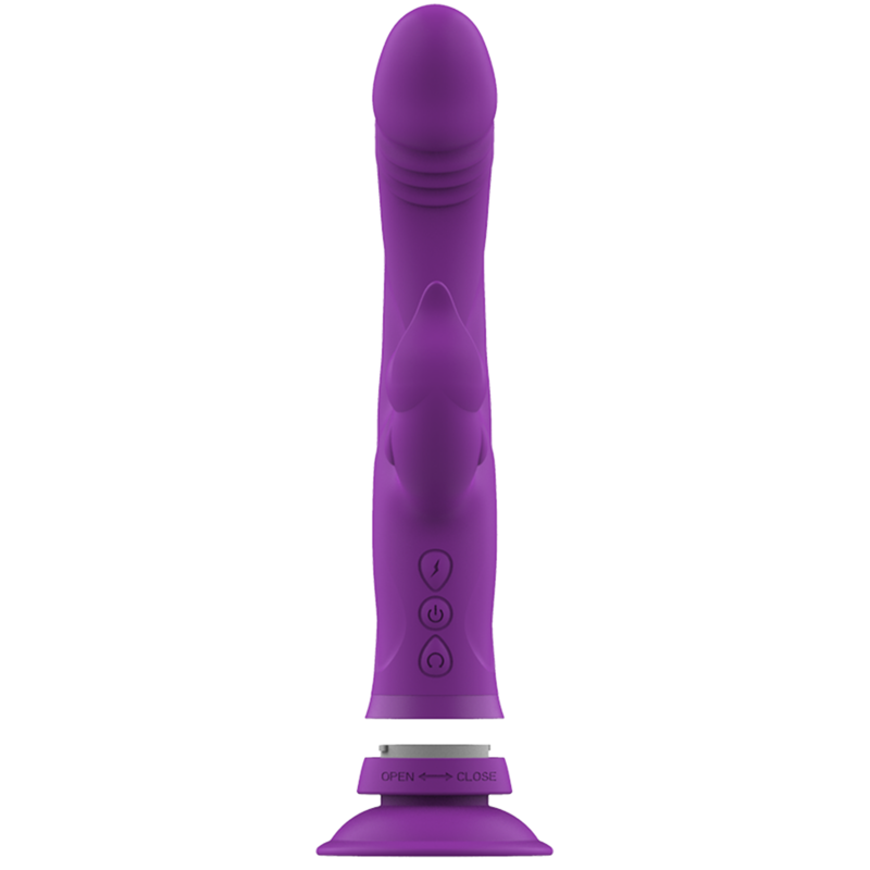 INTENSE - CASANOVA KANIN SILIKONE VIBRATOR TRIPLE MOTOR LILLA
