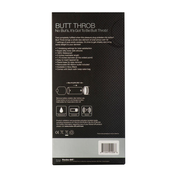 ROCKS-OFF - BUTT THROB P-POINT STIMULATOR 7 HASTIGHEDER SORT 