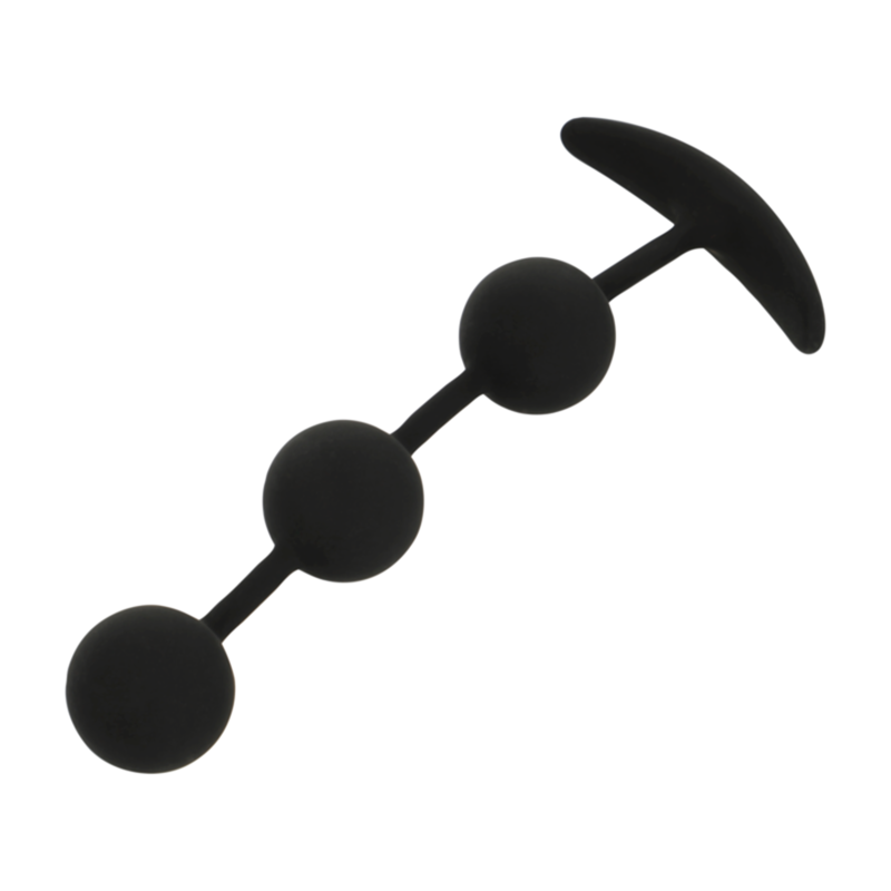 BLACK&SILVER - HARRY ANAL ROSANKRANS 3 SILIKONEKUGLER 14 CM