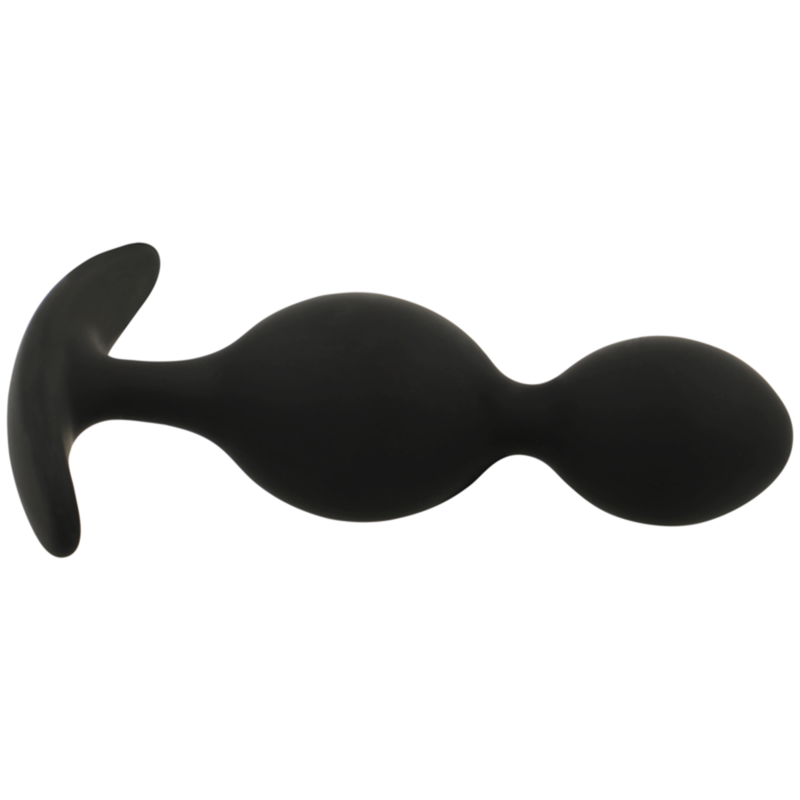 BLACK&SILVER - ORSON PLUG SILIKONE 2 ANALBØLGER 9 CM