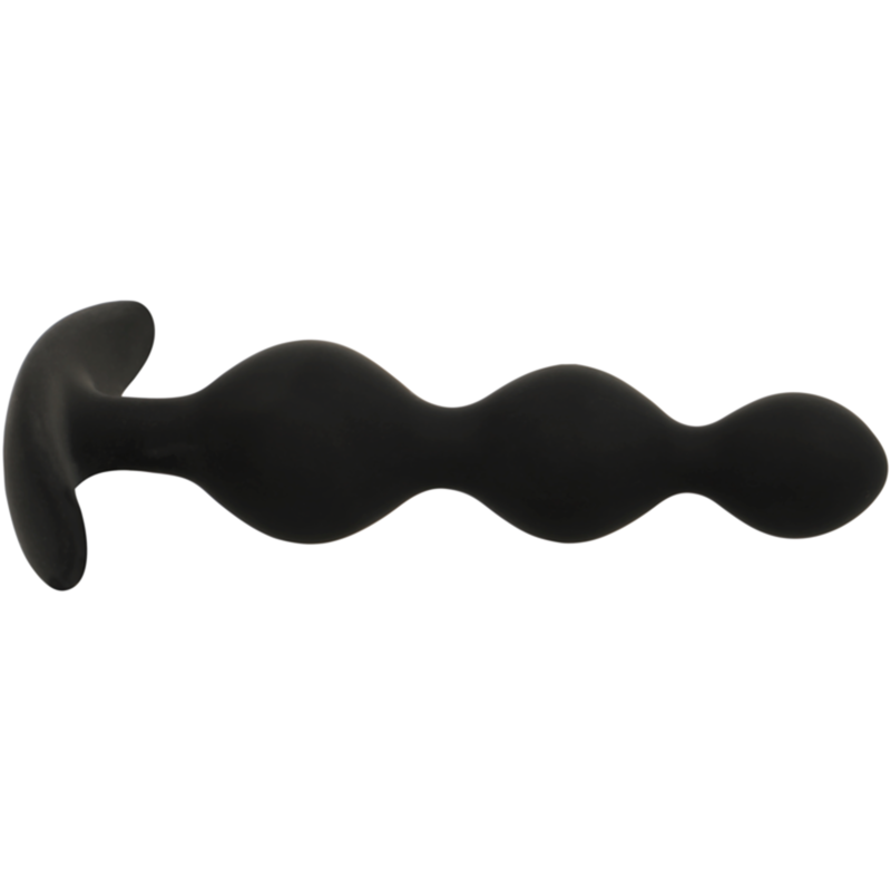 SORT & SØLV - RUPERT ANAL KUGLE KÆDE 10 CM