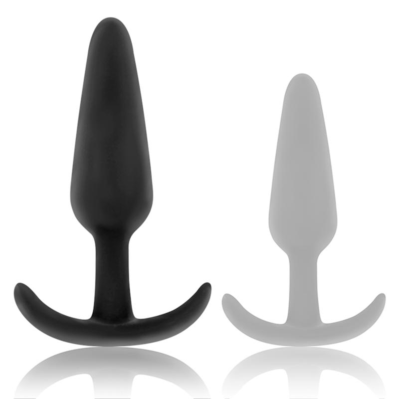 BLACK&SILVER - KAEL SILIKONE ANALPLUG MED MEDIUM HÅNDTAG