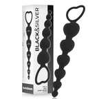 SORT & SØLV - MILA ANAL HJERTEKÆDE 18 CM