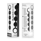 BLACK&SILVER - LENNON ANAL ROSANKRANS 4 SILIKONEKUGLER 15 CM