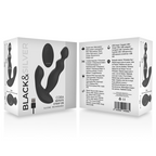 BLACK&SILVER - CORA ANALPLUG SILIKONE FJERNBETJENING