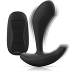 BLACK&SILVER - DWAYNE ANALPLUG SILIKONE FJERNBETJENING
