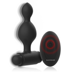 BLACK&SILVER - TUCKER LILLE SILIKONE ANALPLUG FJERNBETJENING