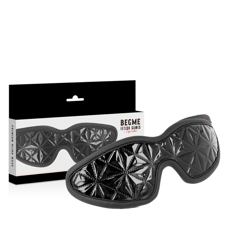 BEGME - SORT UDGAVE PREMIUM BLINDMASKE MED NEOPRENFOR