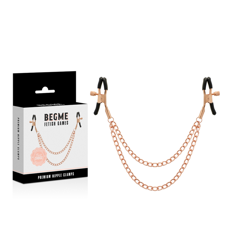 BEGME - SORT UDGAVE PREMIUM BRYSTVORTEKLEMMER