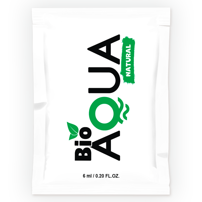 BIOAQUA - VANDBASERET SMØREMIDDEL MED NATURLIGE INGREDIENSER 6 ML