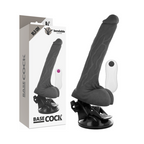 BASECOCK - REALISTISK LEDBAR FJERNBETJENING SORT 18,5 CM -O- 4 CM