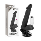 BASECOCK - REALISTISK LEDBAR FJERNBETJENING SORT 20 CM -O- 4,5 CM