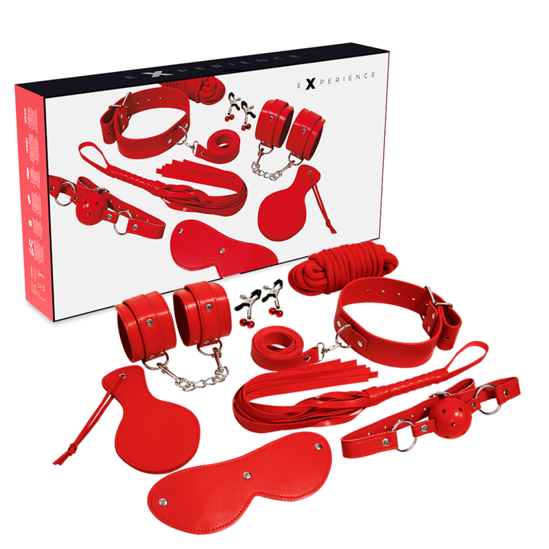 OPLEVELSE - BDSM FETISH KIT RØD SERIE