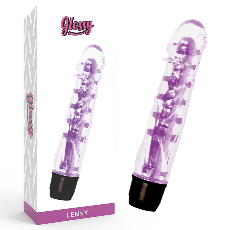 GLOSSY - LENNY VIBRATOR LILLA