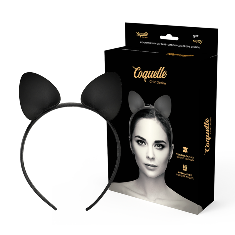COQUETTE CHIC DESIRE - PANDEBÅND MED KATTEØRER