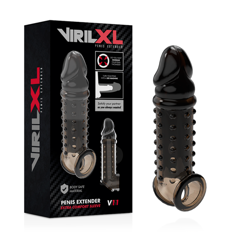 VIRILXL - PENIS FORLÆNGELSE OG SKED V11 SORT