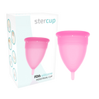 STERCUP - FDA SILIKONE MENSTRUATIONSKOP LYSERØD - STØRRELSE L