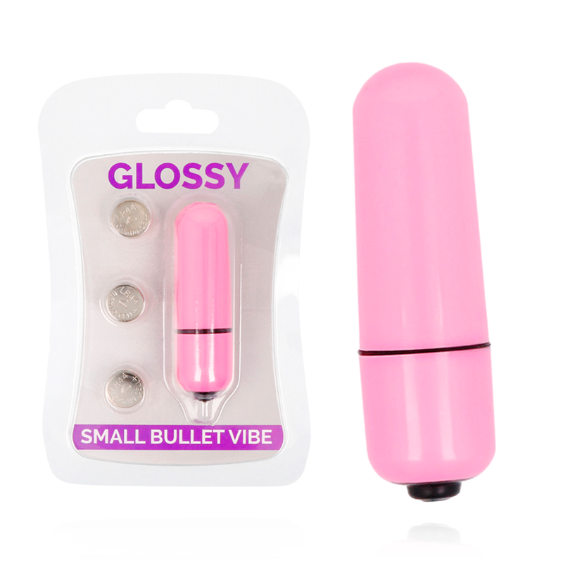 GLOSSY - LILLE KUGLEFARVE DYB ROSA