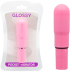 GLOSSY - LOMMEVIBRATOR DYB ROSA