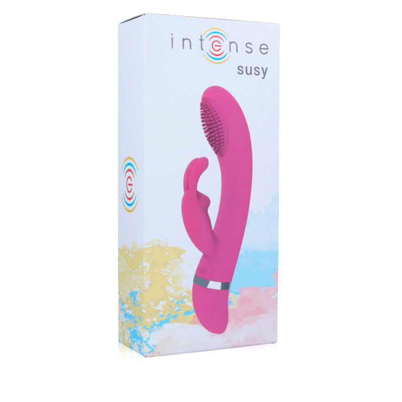 INTENSE - SUSY OSCILLERENDE VIBRATOR SILIKONE KANIN PINK