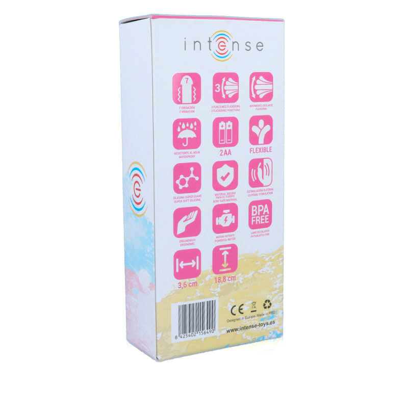 INTENSE - SUSY OSCILLERENDE VIBRATOR SILIKONE KANIN PINK