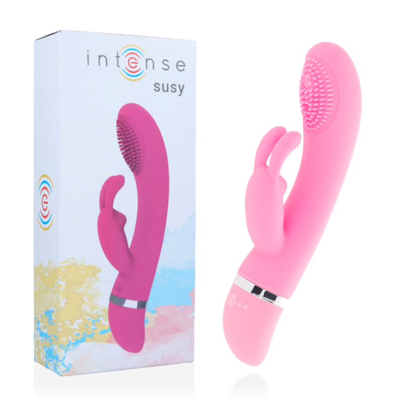 INTENSE - SUSY OSCILLERENDE VIBRATOR SILIKONE KANIN PINK