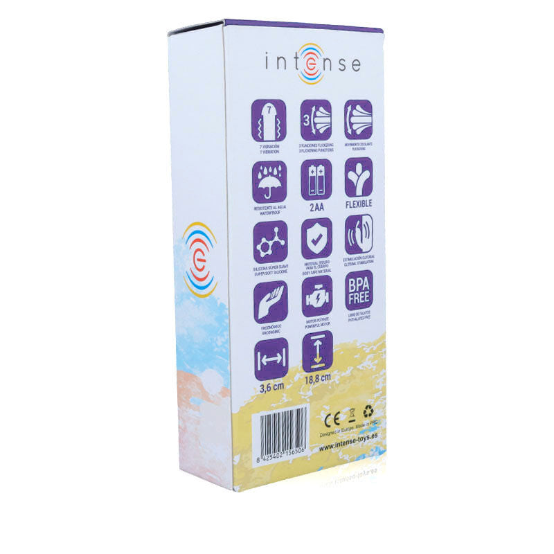 INTENSE - SUSY SILIKONE KANIN LILA OSCILLERENDE VIBRATOR