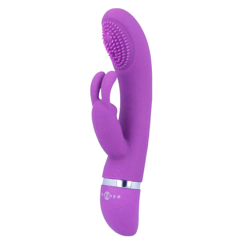 INTENSE - SUSY SILIKONE KANIN LILA OSCILLERENDE VIBRATOR