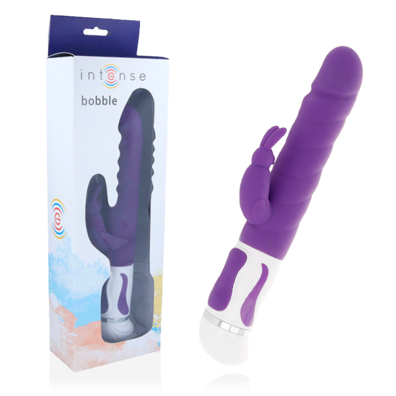 INTENSE - BOBBLE VIBRATOR ROTATOR LILA SILIKONE