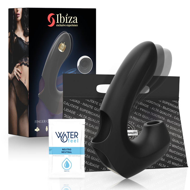 IBIZA - KRAFTIG VIBRERING OG KLITORISSUGNINGSFINGER