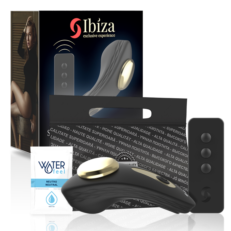 IBIZA - SILIKONE TRUSSEVIBRATOR FJERNBETJENING