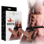 INTENSE - HULT SELE MED SILIKONE DILDO 16 X 3,5 CM