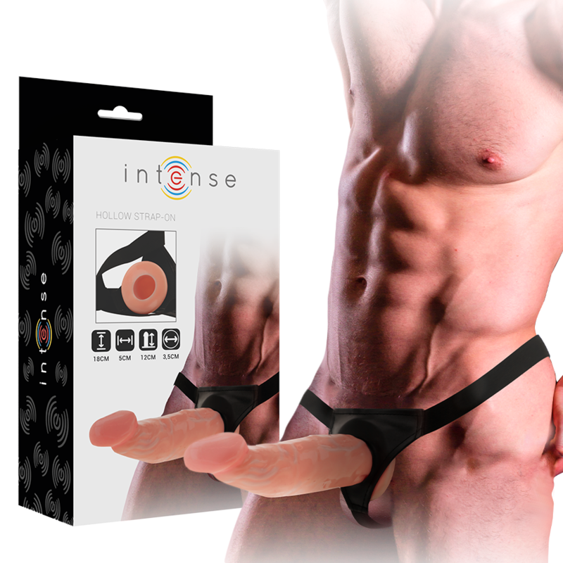 INTENSE - HULT SELE MED DILDO 18 X 3,5 CM