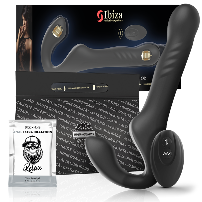 IBIZA - FJERNBETJENING STROPLØS VIBRATOR OP & NED