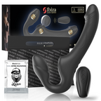 IBIZA - STROPLØS VIBRATOR MED FJERNBETJENINGSKNAP
