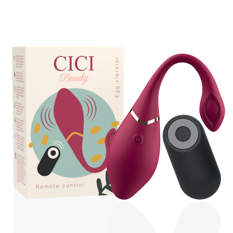 CICI BEAUTY - PREMIUM SILIKONE ÆGVIBRATOR FJERNBETJENING