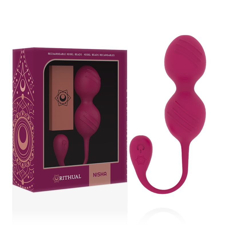 RITHUAL - NISHA GENOPLADELIGE VIBRERENDE KEGELKUGLER ORCHID