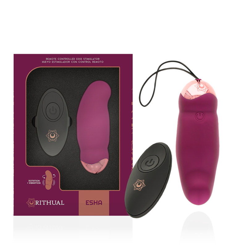RITHUAL - ESHA ÆG FJERNBETJENINGSSYSTEM ROTATION + VIBRATION