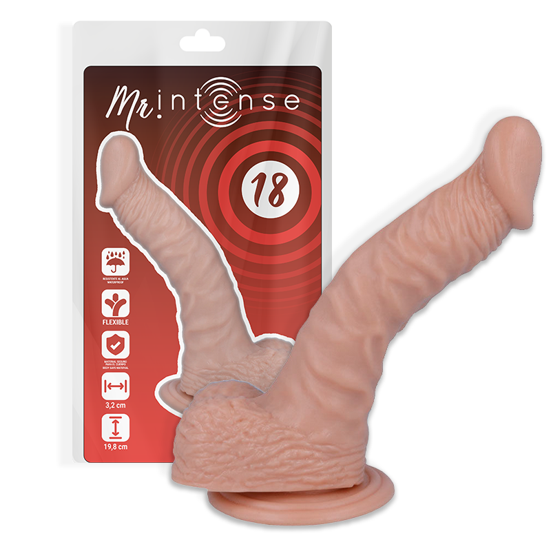 MR INTENSE - 18 REALISTISK PIK 19,8 CM -O- 3,2 CM