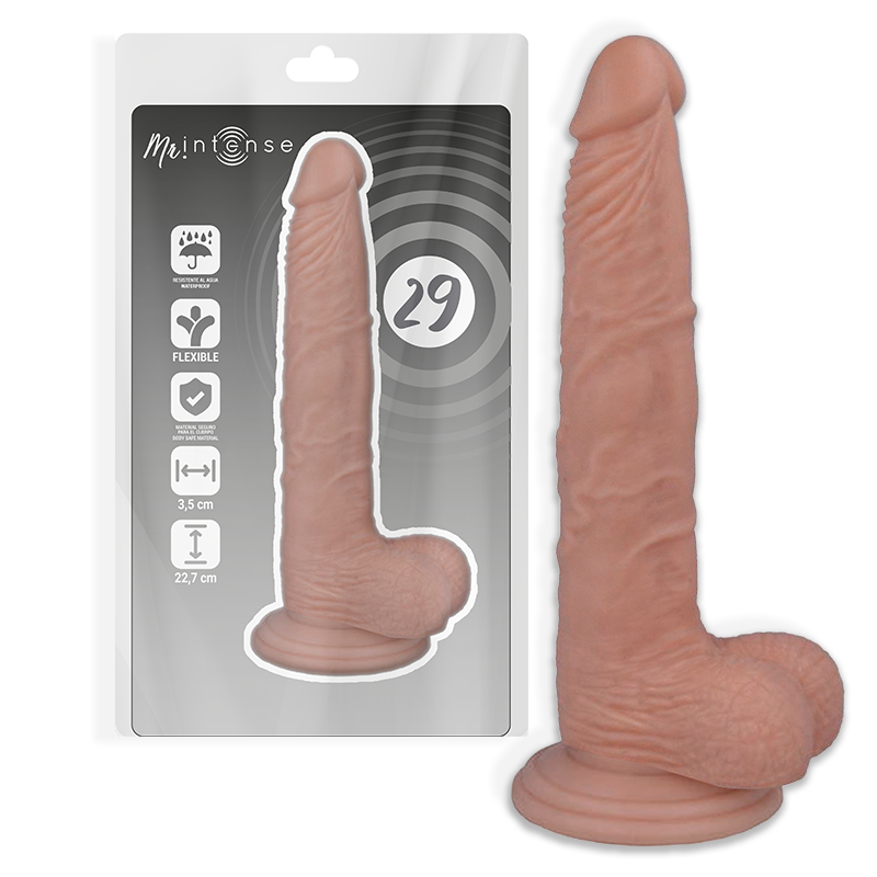 MR INTENSE - 29 REALISTISK PIK 22,7 CM -O- 3,5 CM