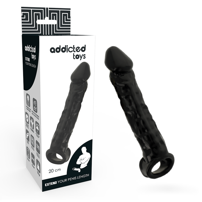 ADDICTED TOYS - DONG FORLÆNGER SORT