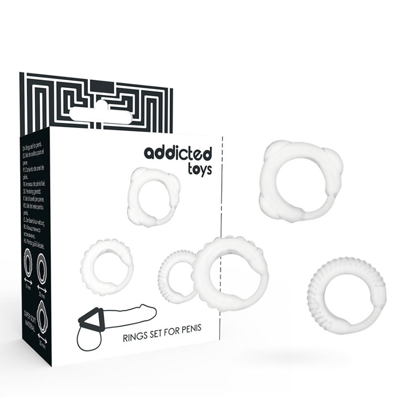 ADDICTED TOYS - C-RING SÆT KLAR