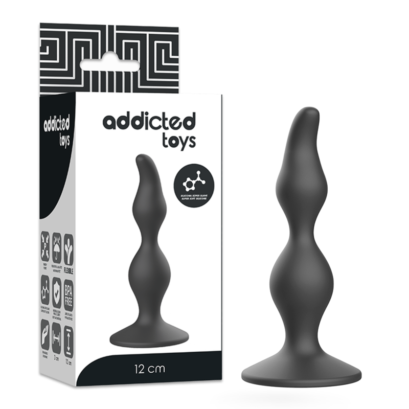 ADDICTED TOYS - ANAL SEXUAL PLUG 12 CM SORT