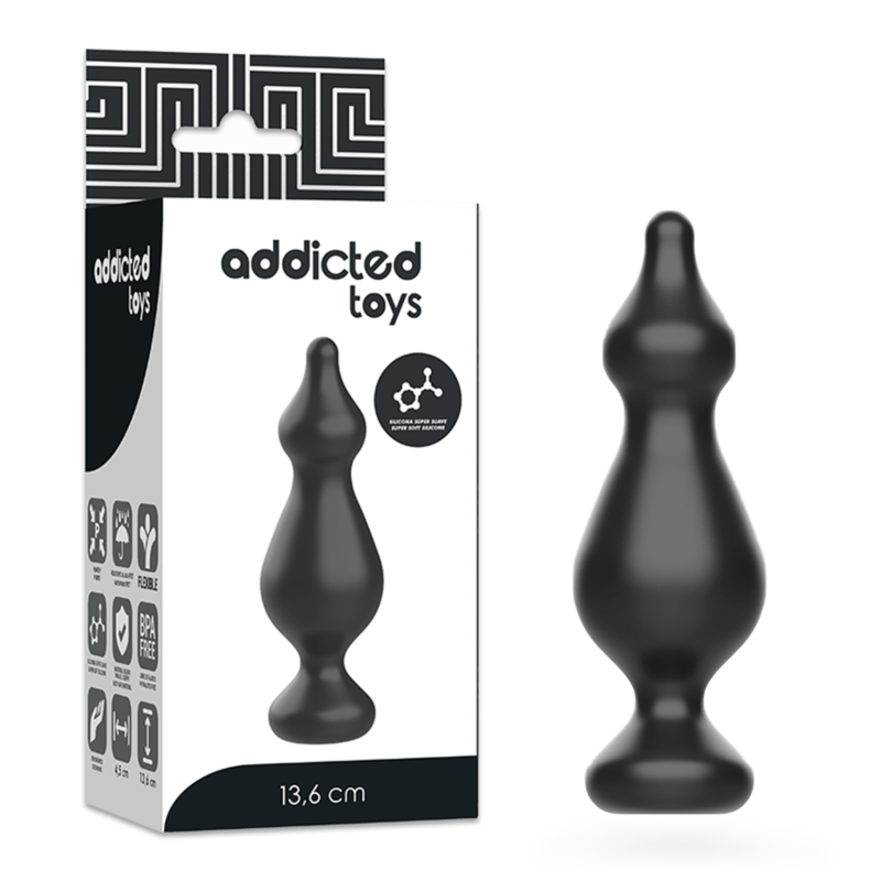 ADDICTED TOYS - ANAL SEXUAL PLUG 13,6 CM SORT