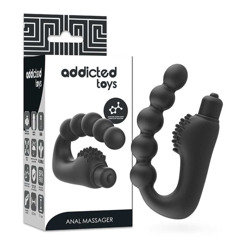 ADDICTED TOYS - ANAL MASSAGEAPPARAT TIL PROSTATA MED VIBRATION