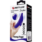 PRETTY LOVE - DELPHINI KRAFTIG MØRKEBLÅ FINGERSTIMULATOR