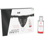 INTT RELEASES - BRASILIANSKE SORTE TRUSSER MED PERLE OG GLIDEMIDDELGEL 50 ML