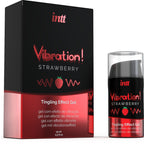 INTT - KRAFTIG INTIM STIMULANT VIBRERENDE GEL JORDBÆR 15 ML
