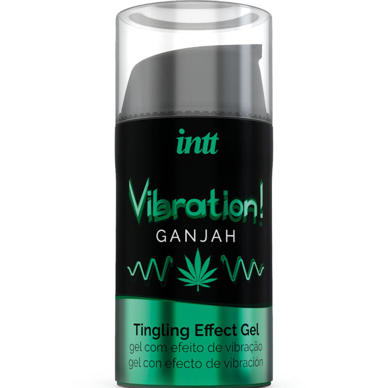 INTT - KRAFTIG INTIMA STIMULANT VÆSKE VIBRERING GEL CANNABIS 15ML